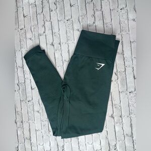 Gymshark Vital Seamless Leggings in Forest Green